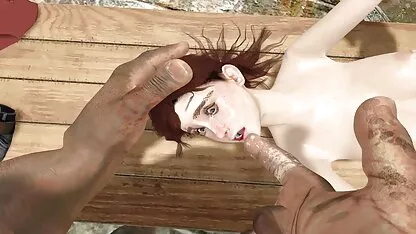 Borrachas na frente do espelho sexoorallesbico